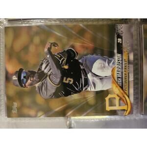 2018 Topps GOLD insert - Josh Harrison - No.2011/2018  #471 - Pirates -RAW Mint